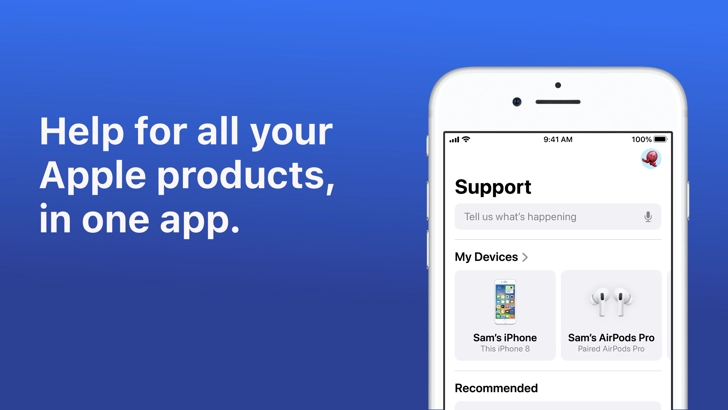 Apple Support Screenshot Image