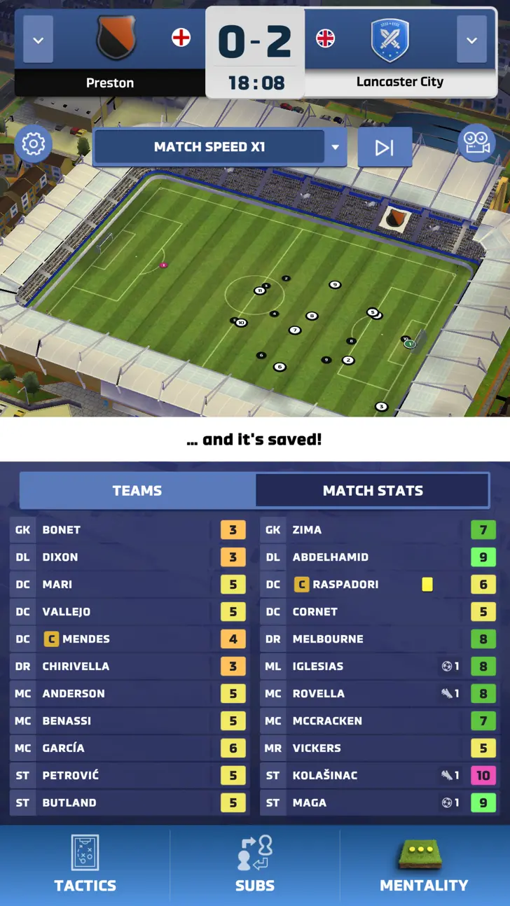 Matchday Football Manager Screenshot Image