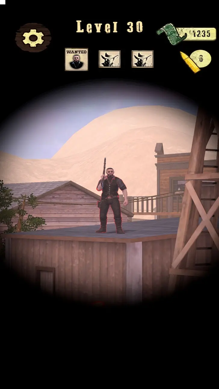 Wild West Sniper: Cowboy War Screenshot Image